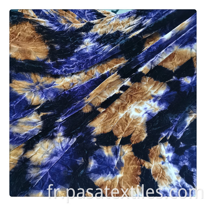 printing tie-dye fabric